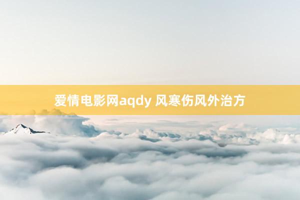 爱情电影网aqdy 风寒伤风外治方